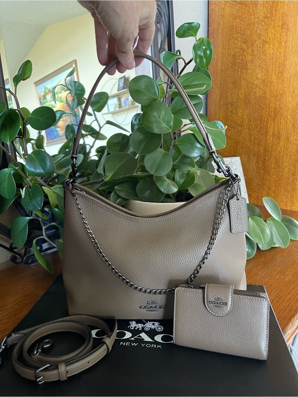 Coach Laurel Shoulder Bag with Matching Wallet